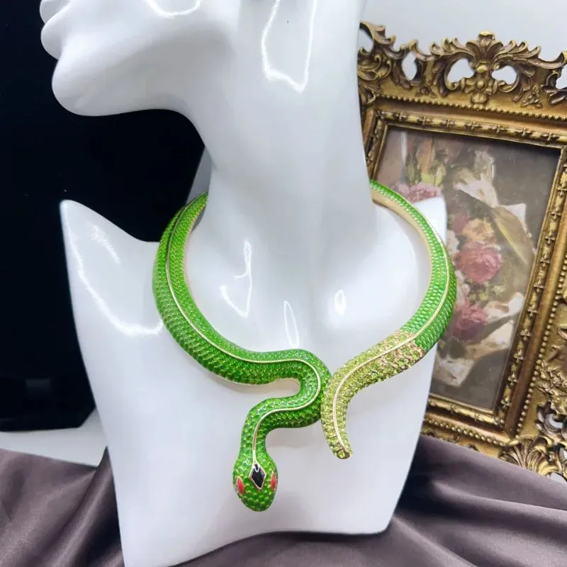 Scaled- the Snake Wrap Necklace 3 Colors