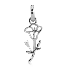 September Sapphire Birthstone Charm - Flower (Morning Glory) (Rewards Store)