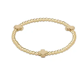 Signature Cross Gold Bracelet