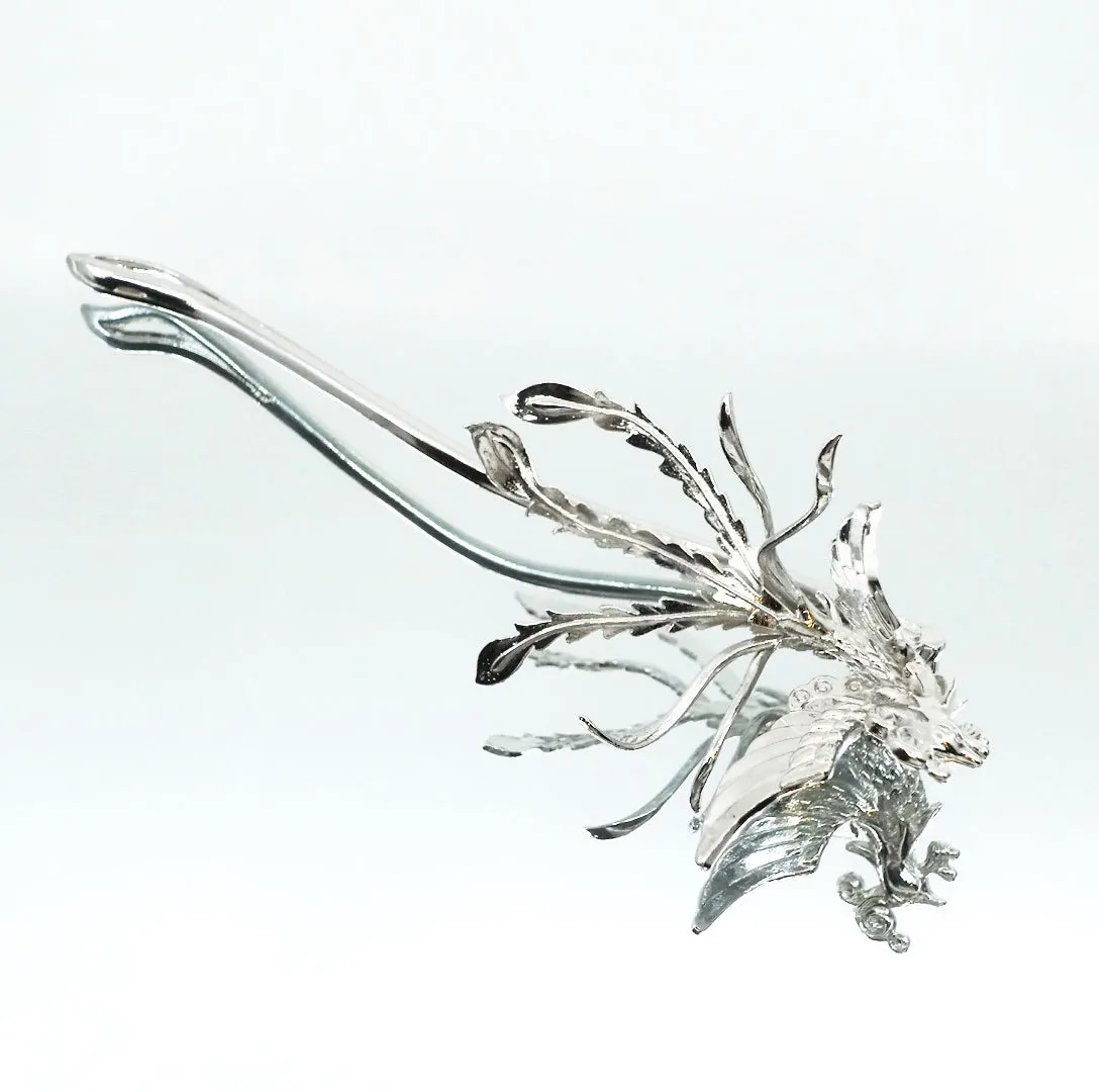 Silver Phoenix Statement Hairpin