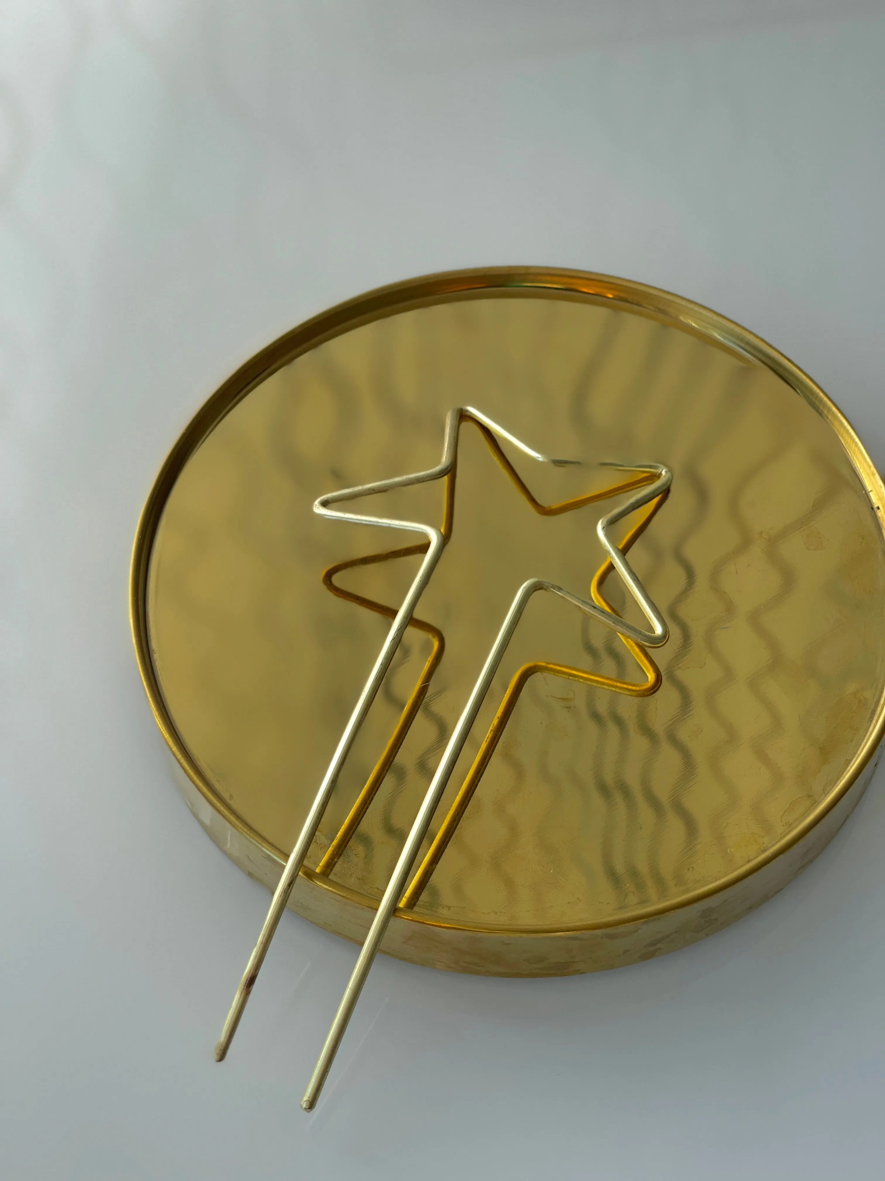 Simple star-shaped love hairpin hairpin