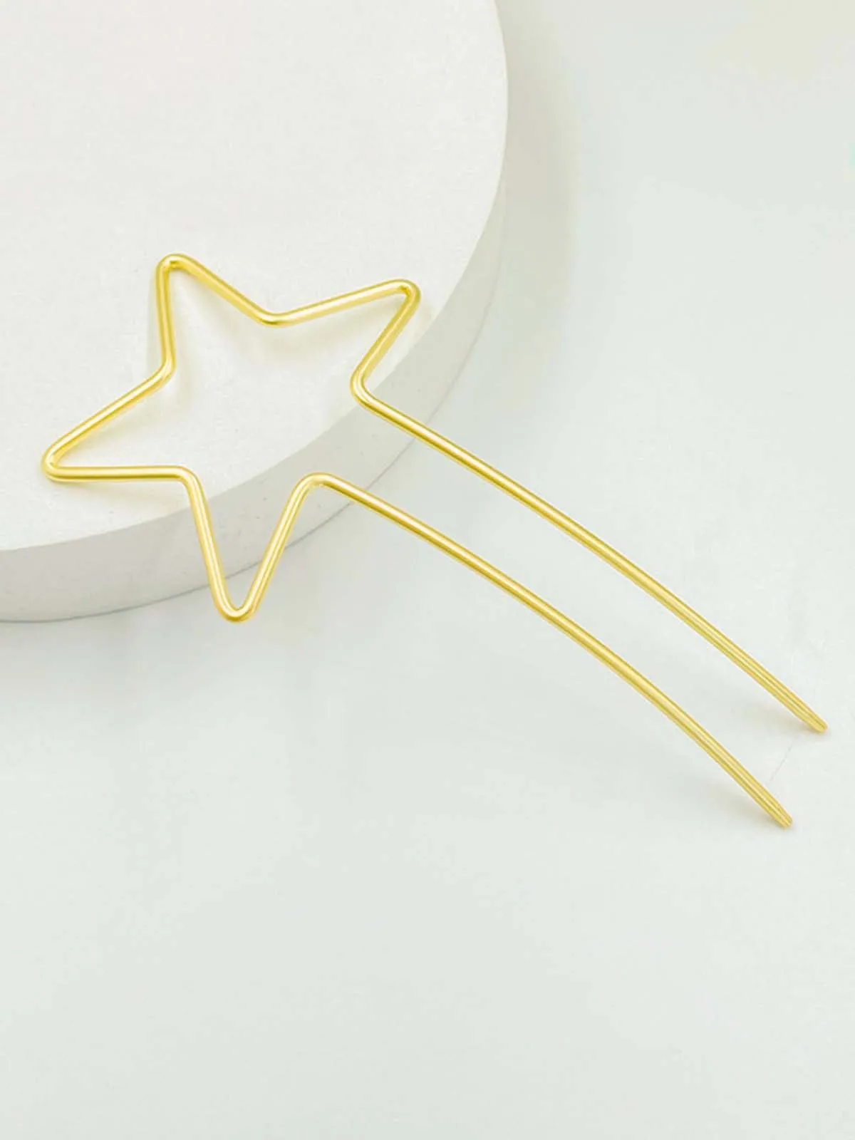 Simple star-shaped love hairpin hairpin