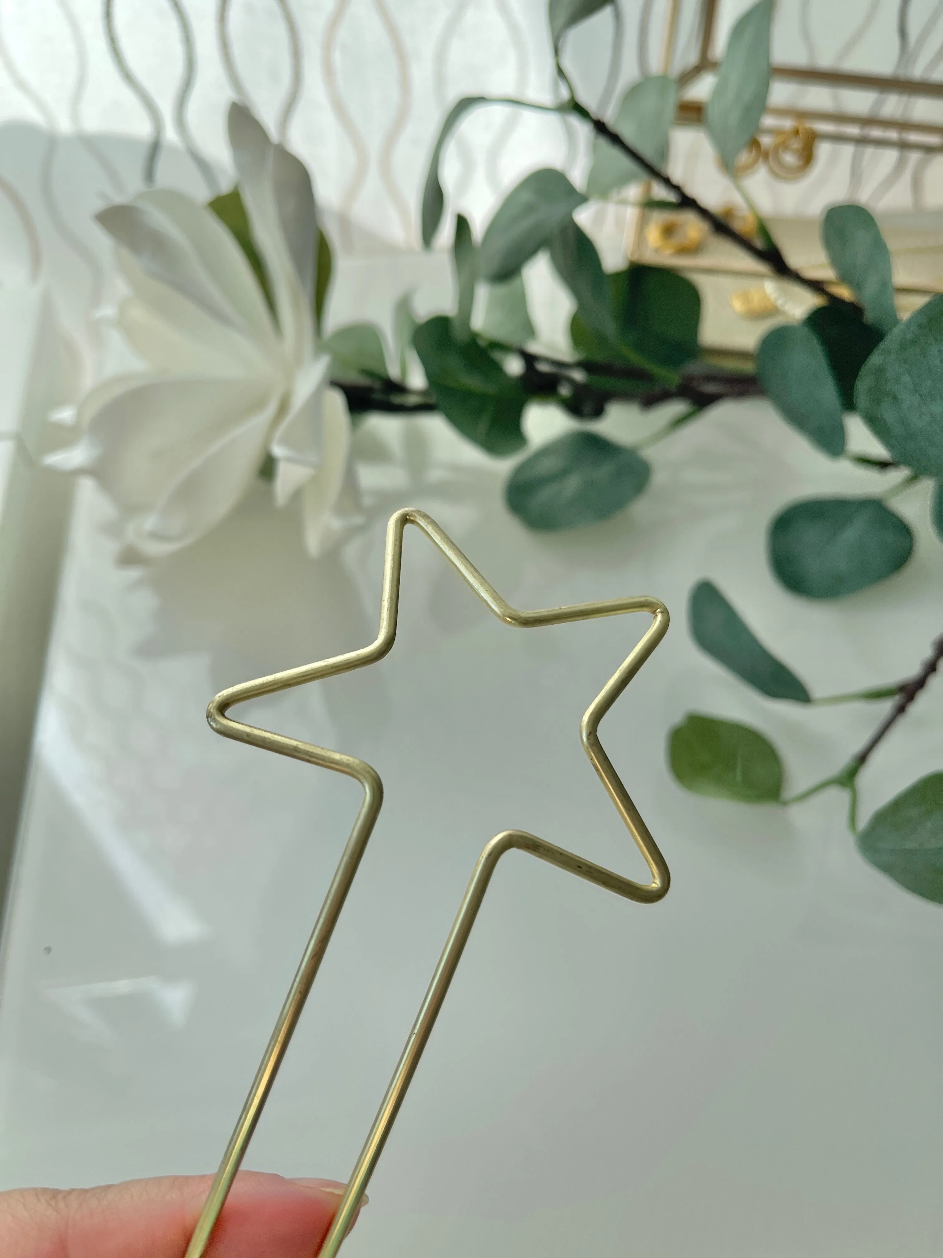 Simple star-shaped love hairpin hairpin