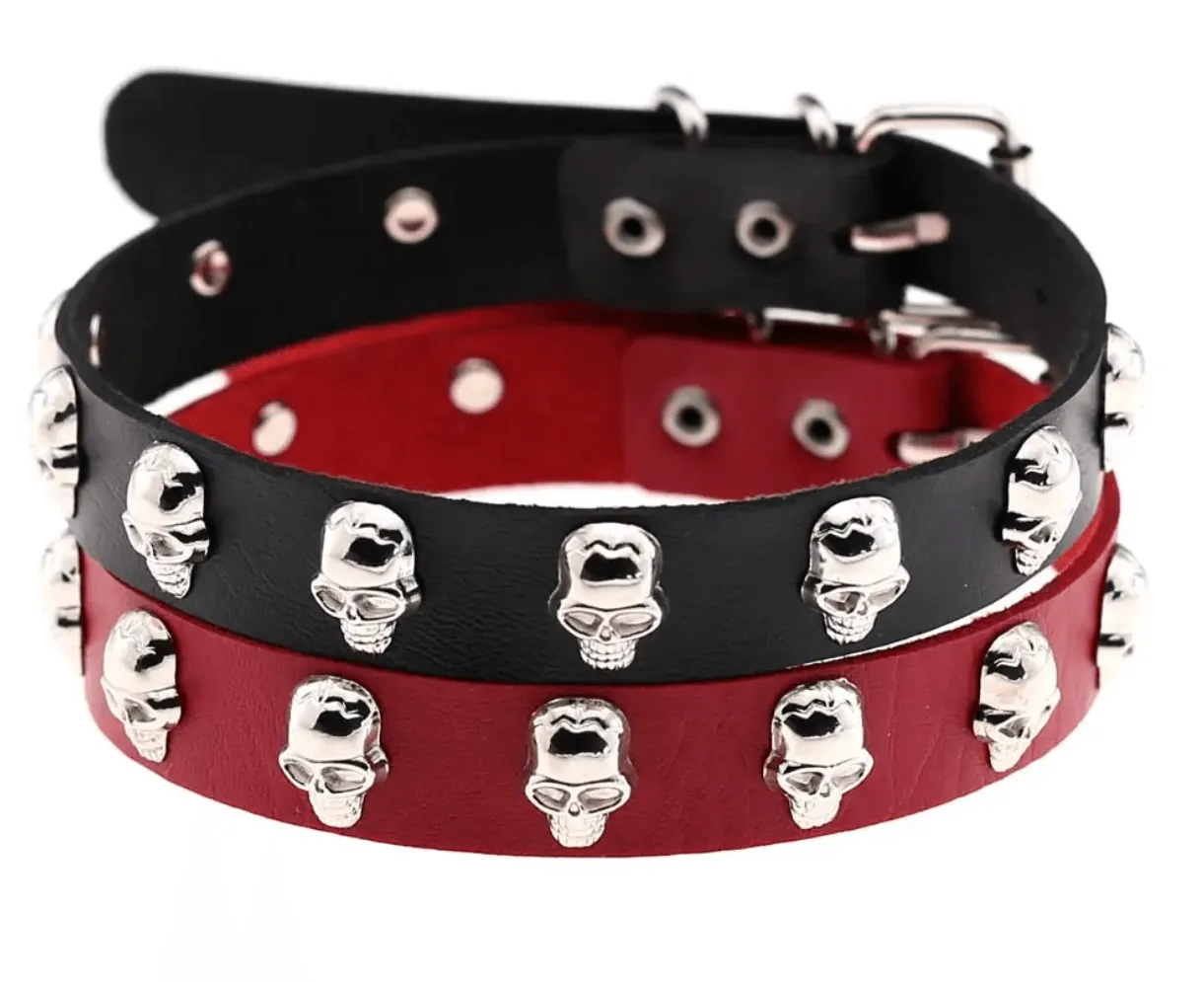 Skull Choker (2 colours)