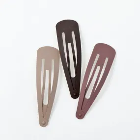 Snap Clip Set in Dull Tone