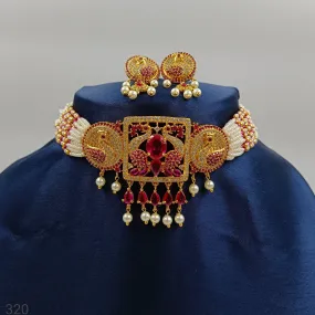 Square Shape Designer Fancy Choker Set