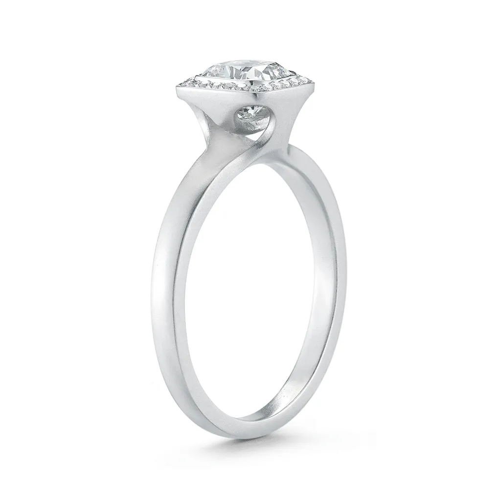 Steller Cushion Diamond Engagement Ring