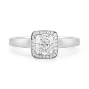 Steller Cushion Diamond Engagement Ring