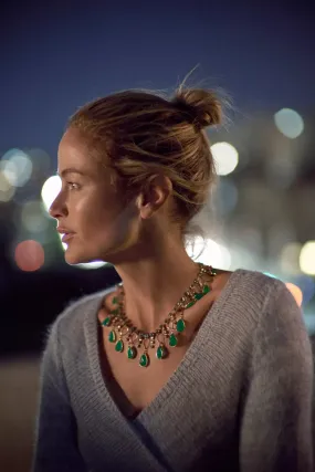 Teardrop Bib Necklace