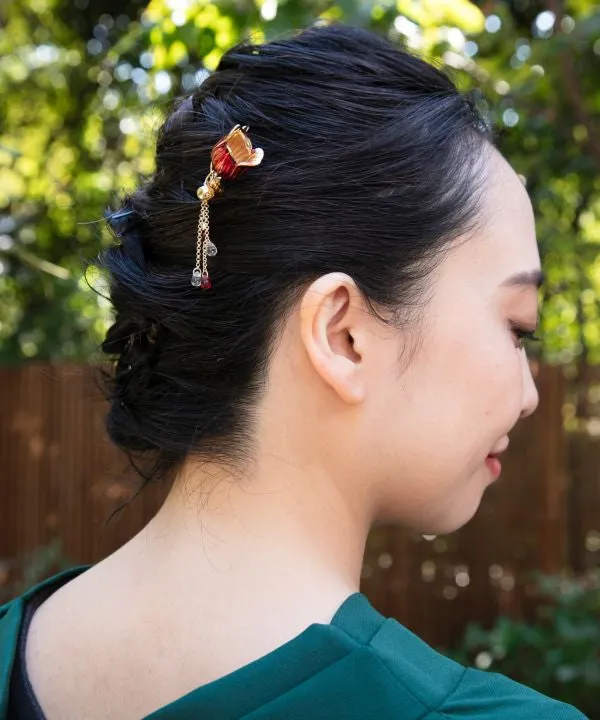 Tulip Kanzashi Hairpin