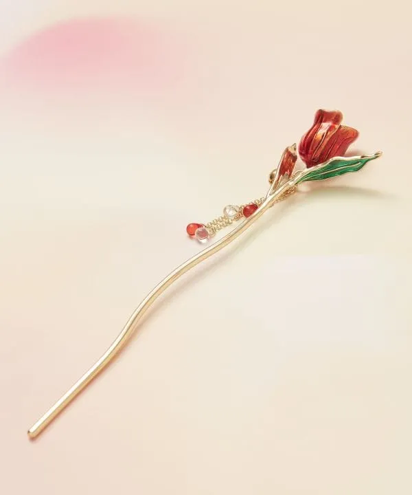 Tulip Kanzashi Hairpin