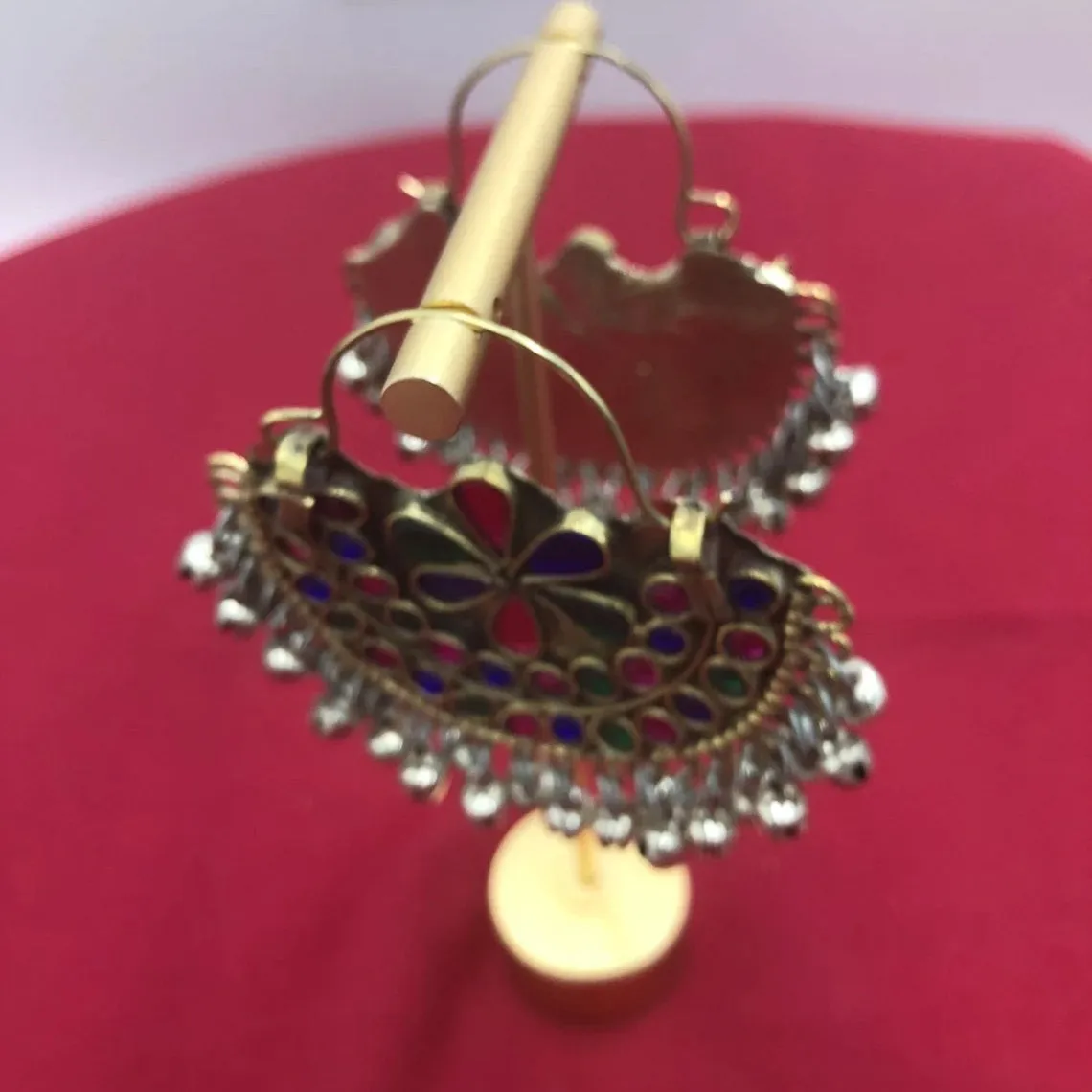 Vintage Tribal Earrings with Bells