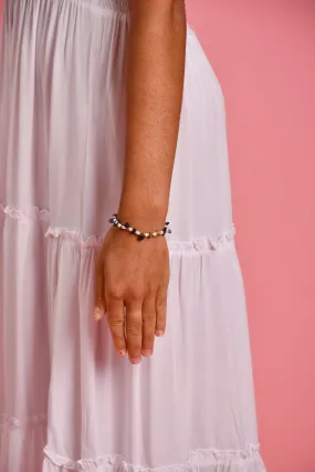 VRZJ2208 GEMSTONE WITH GOLD  BRACELET